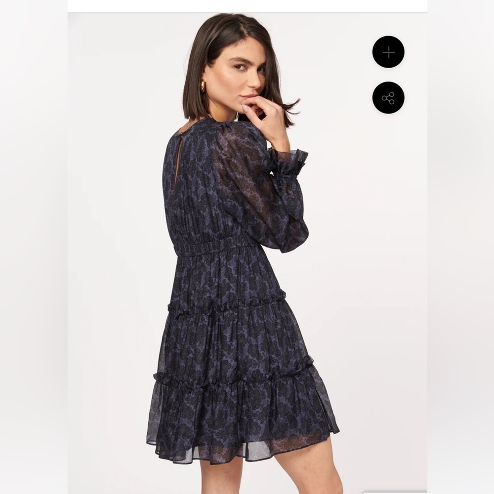 NWT CAMI NYC VENEZIA FLORAL DRESS SZ LARGE - Picture 3 of 4